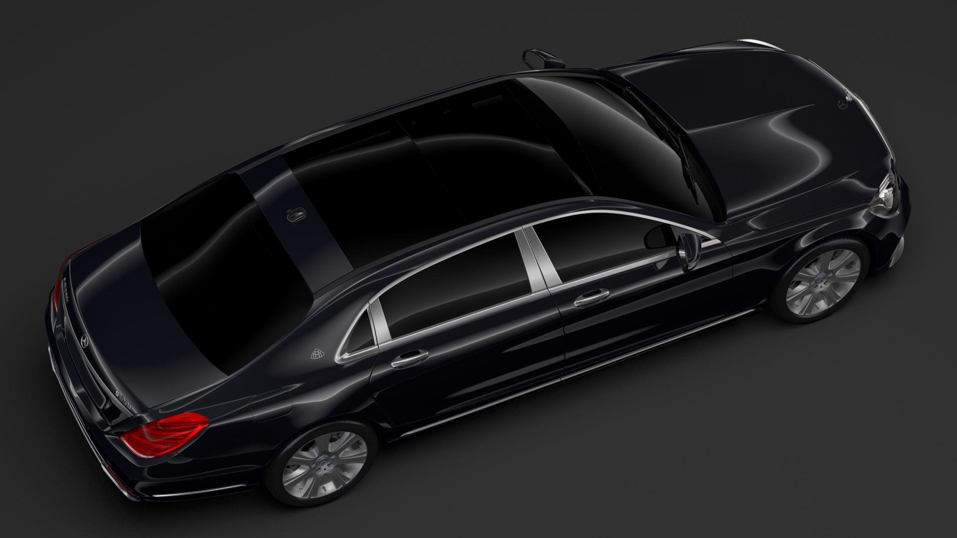 Mercedes Maybach S 650 Guard X222 2019 3D model_10