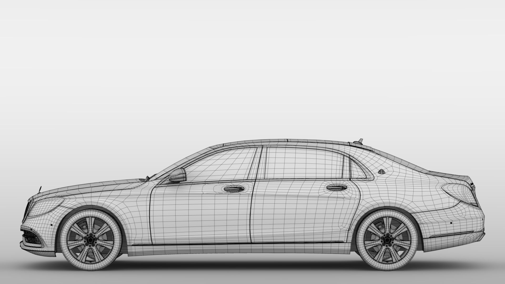 Mercedes Maybach S 650 Guard X222 2019 3D model_20