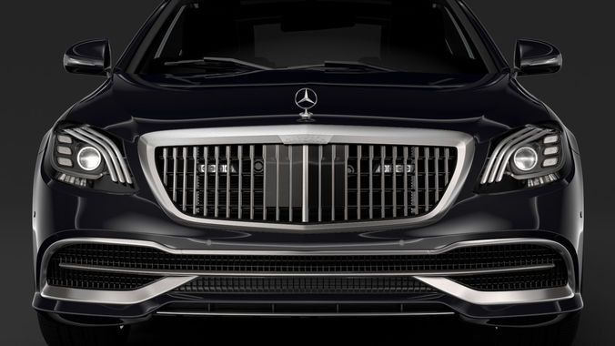 Mercedes Maybach S 650 Guard X222 2019 3D model