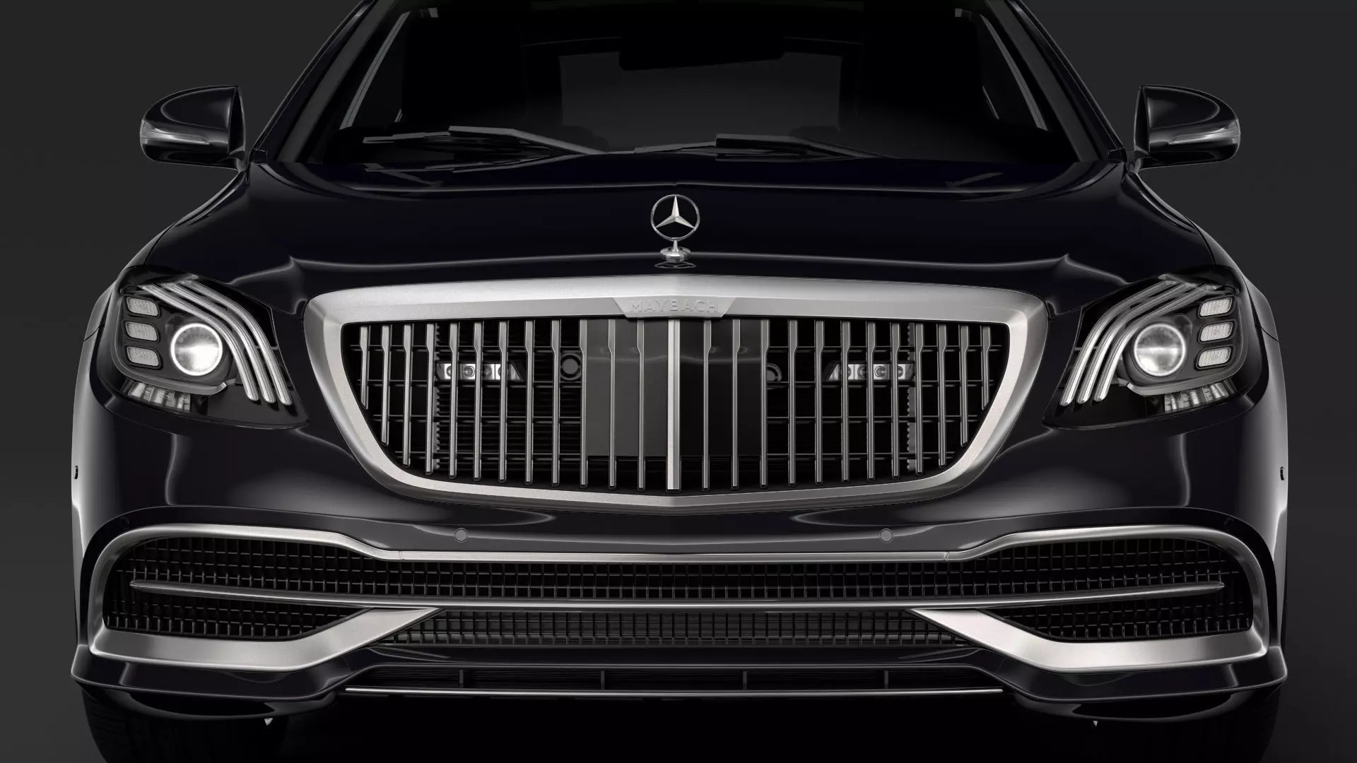 Mercedes Maybach S 650 Guard X222 2019 3D model_0