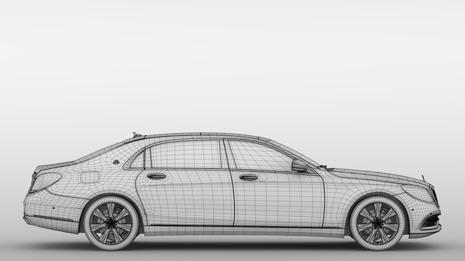 Mercedes Maybach S 650 Guard X222 2019 3D model_18