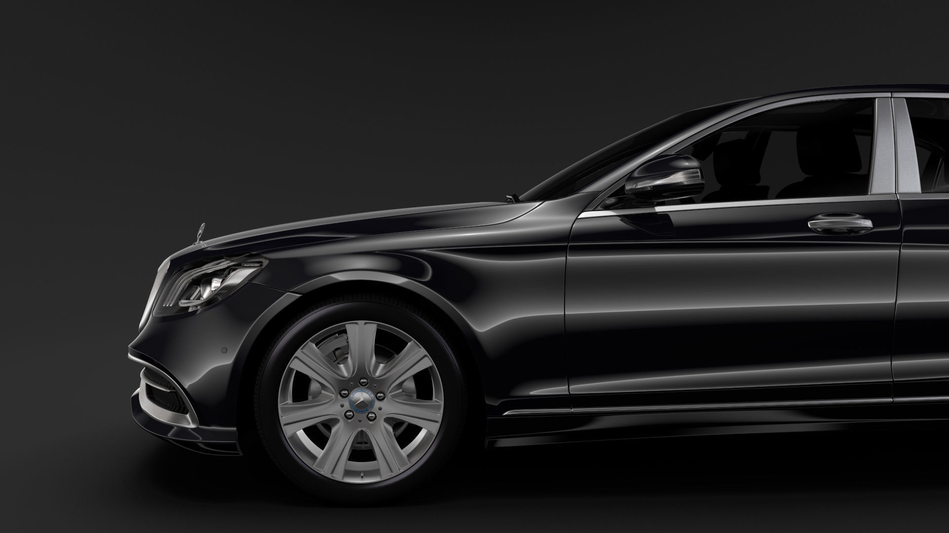 Mercedes Maybach S 650 Guard X222 2019 3D model_9