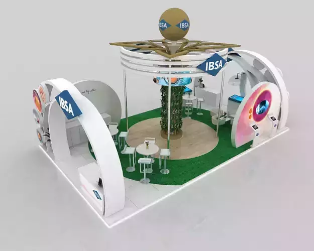 10x6 meter exhibition stand design