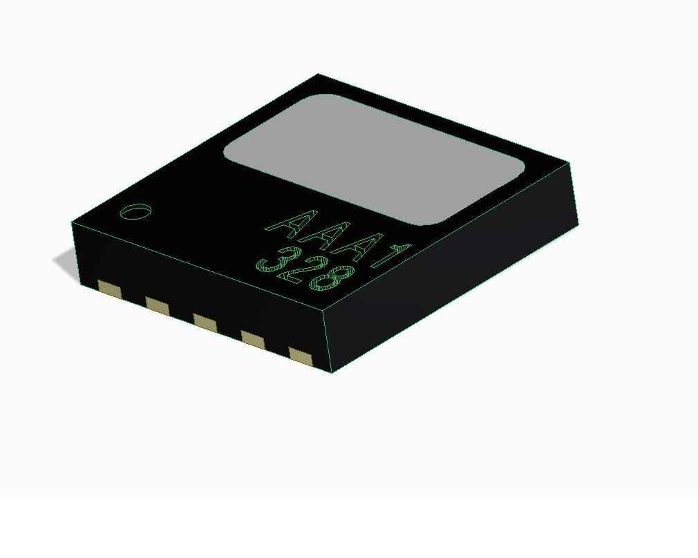 IrDA Module TSOP373 Free 3D model_2