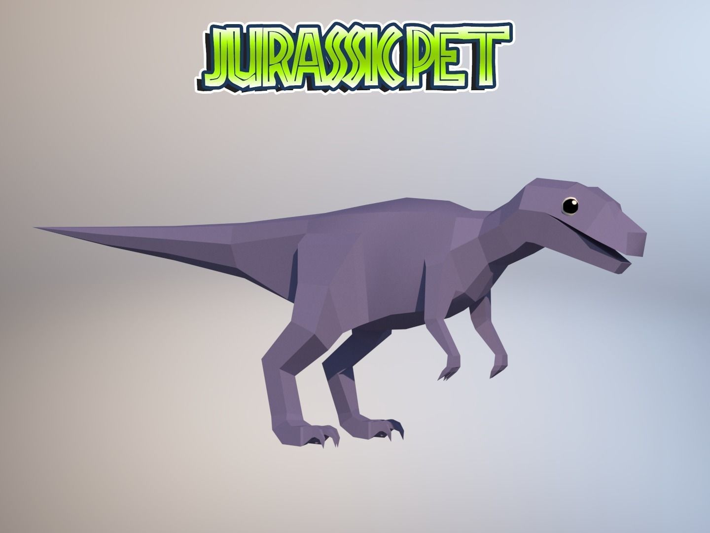 Low-Poly Dino Pack Low-poly 3D model_14