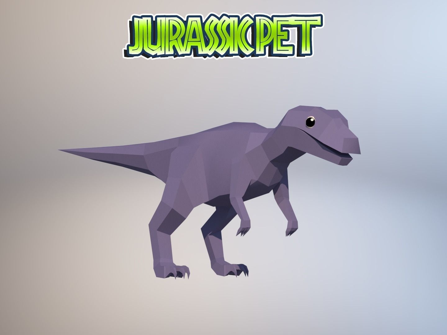 Low-Poly Dino Pack Low-poly 3D model_15