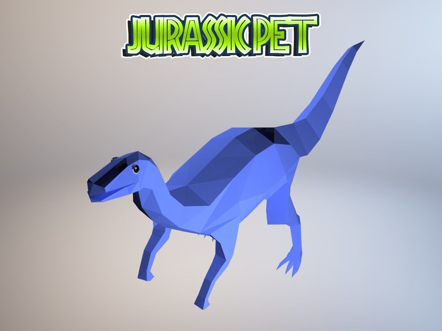 Low-Poly Dino Pack Low-poly 3D model_11