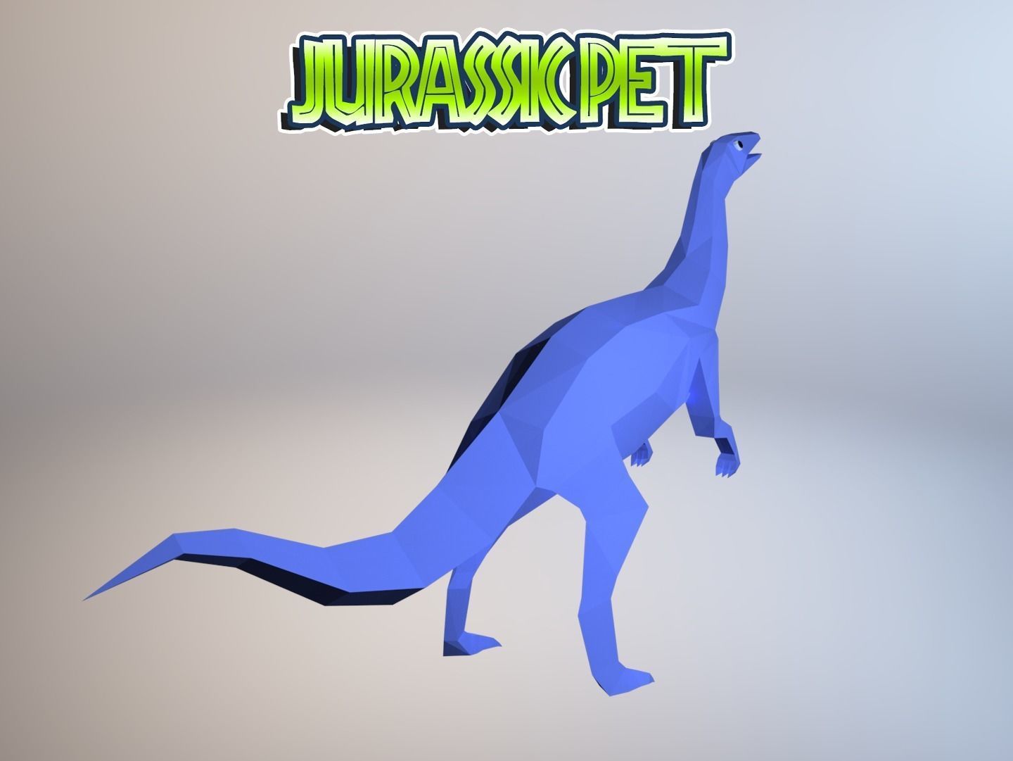 Low-Poly Dino Pack Low-poly 3D model_5