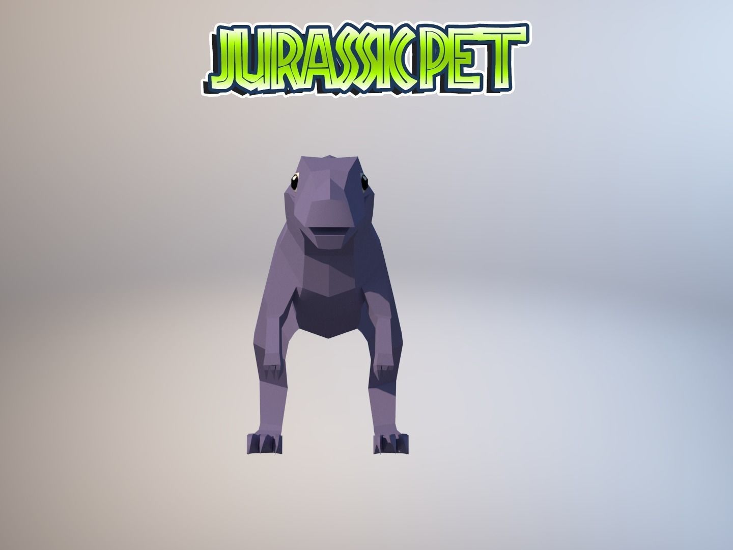 Low-Poly Dino Pack Low-poly 3D model_18