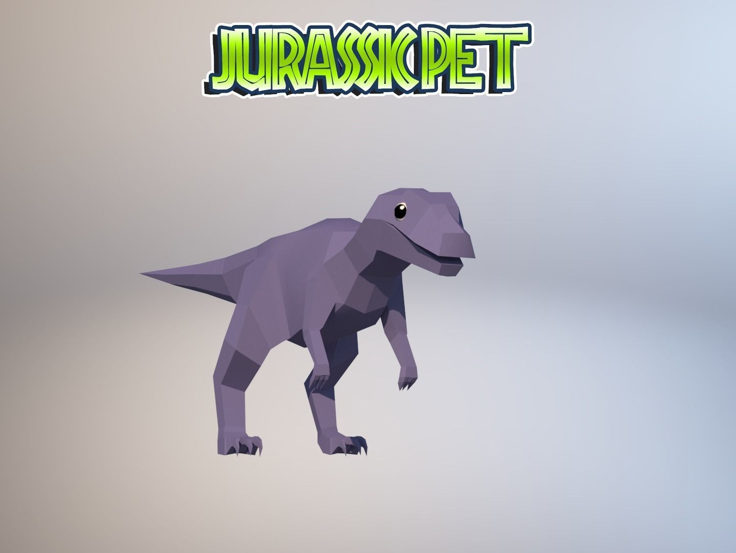 Low-Poly Dino Pack Low-poly 3D model_34