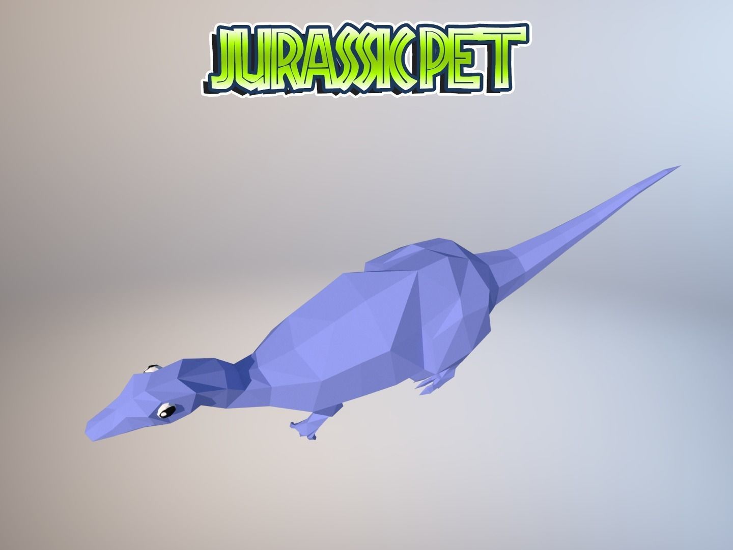 Low-Poly Dino Pack Low-poly 3D model_12