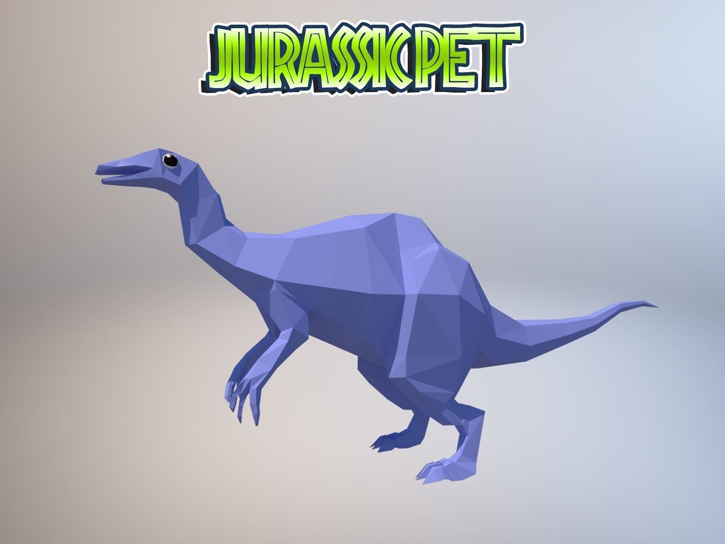 Low-Poly Dino Pack Low-poly 3D model_10