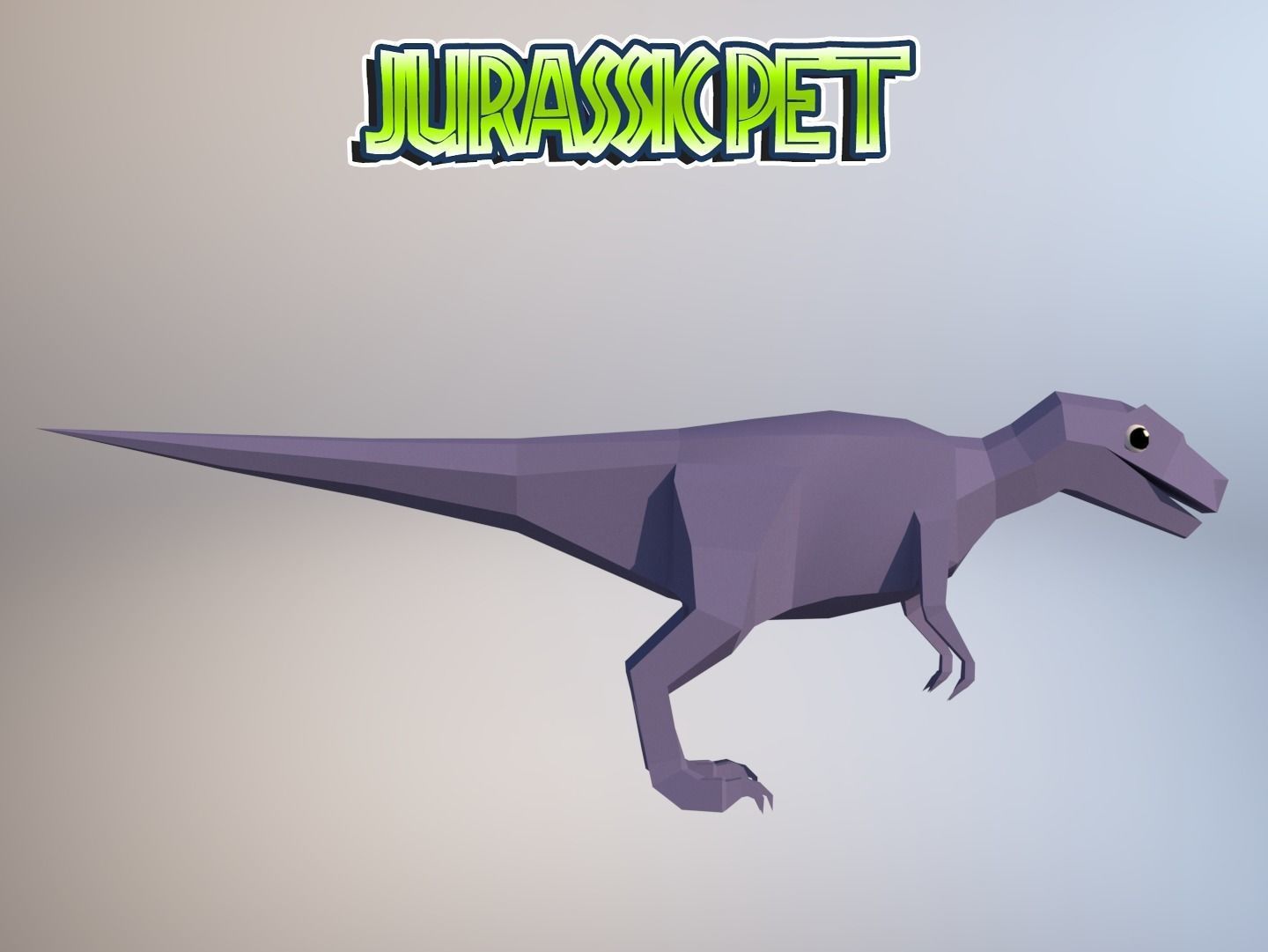 Low-Poly Dino Pack Low-poly 3D model_33
