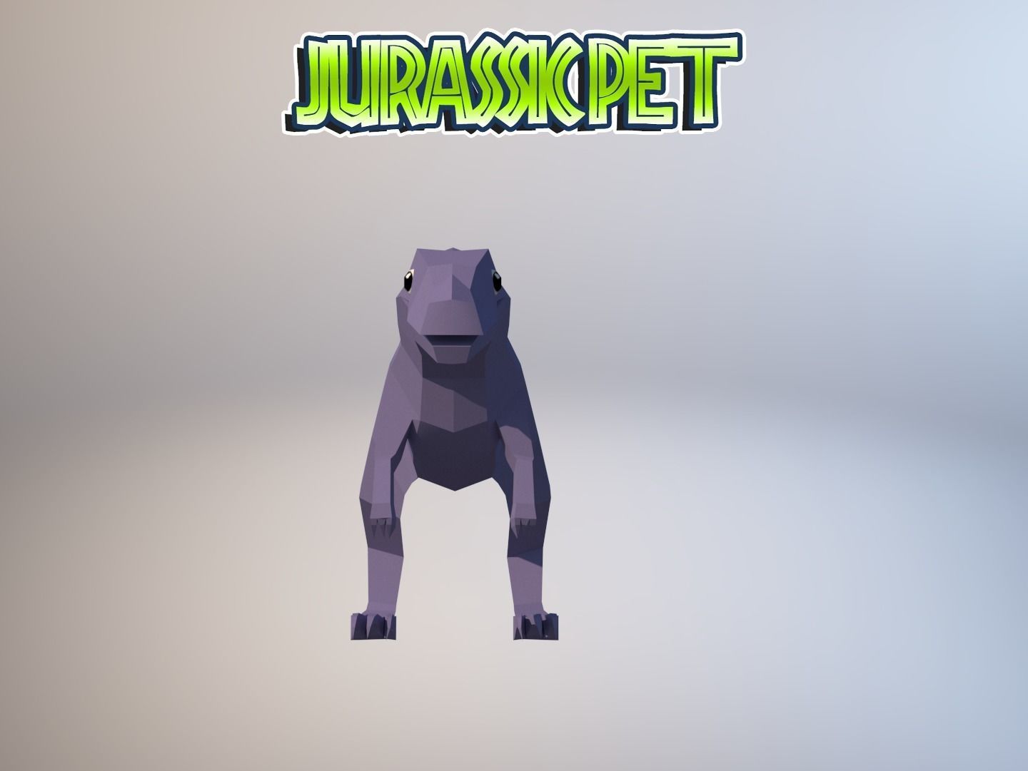 Low-Poly Dino Pack Low-poly 3D model_35