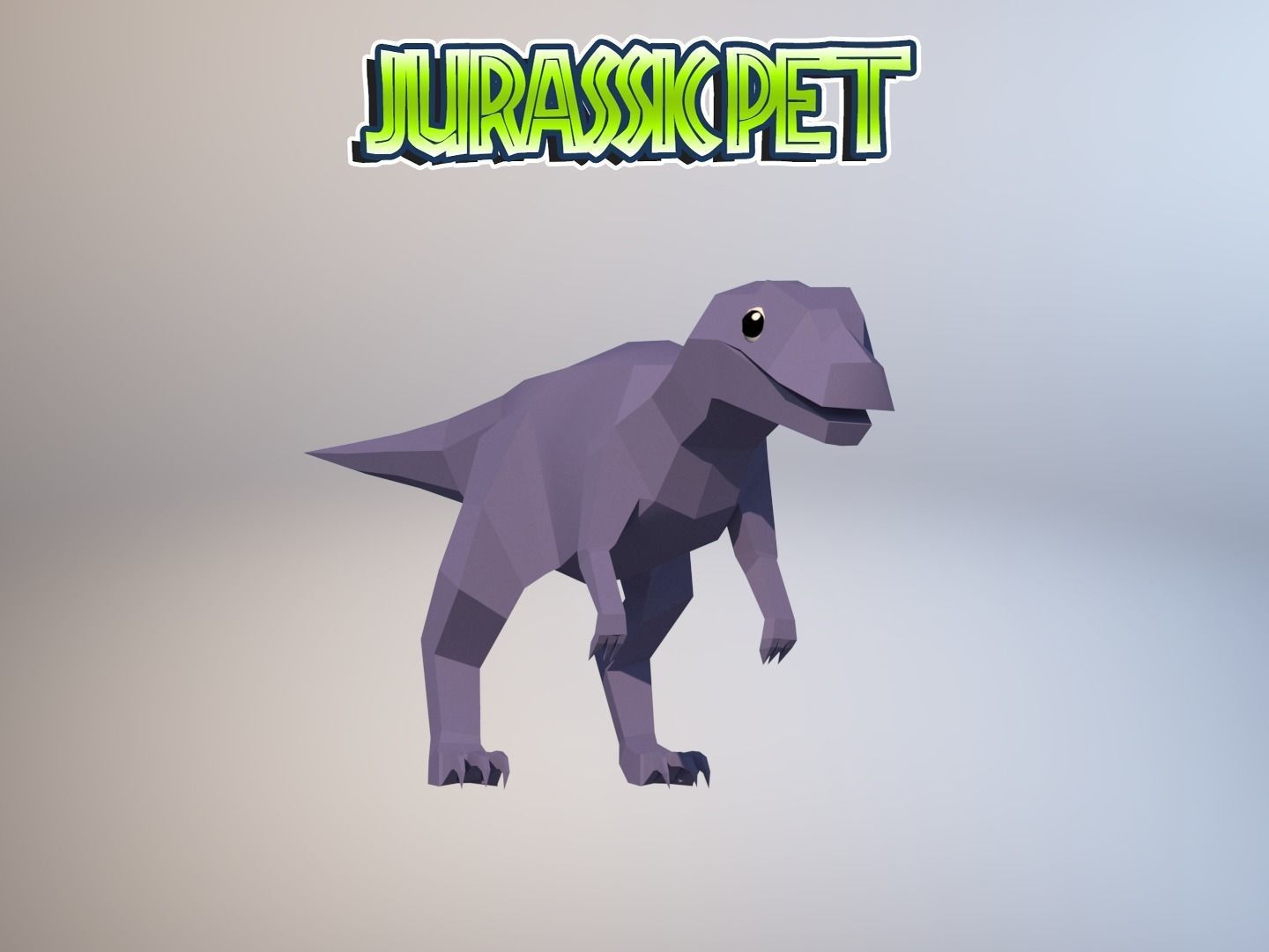 Low-Poly Dino Pack Low-poly 3D model_16