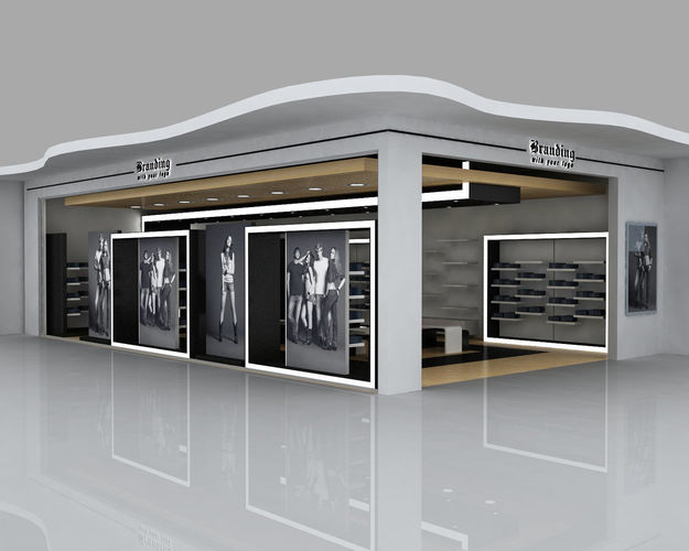 retail interior design 3D model