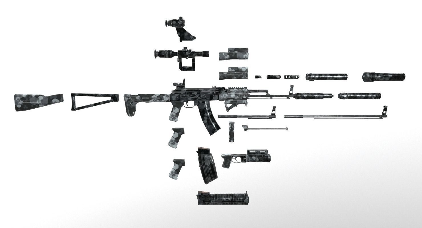 AK Kit 3D model_1