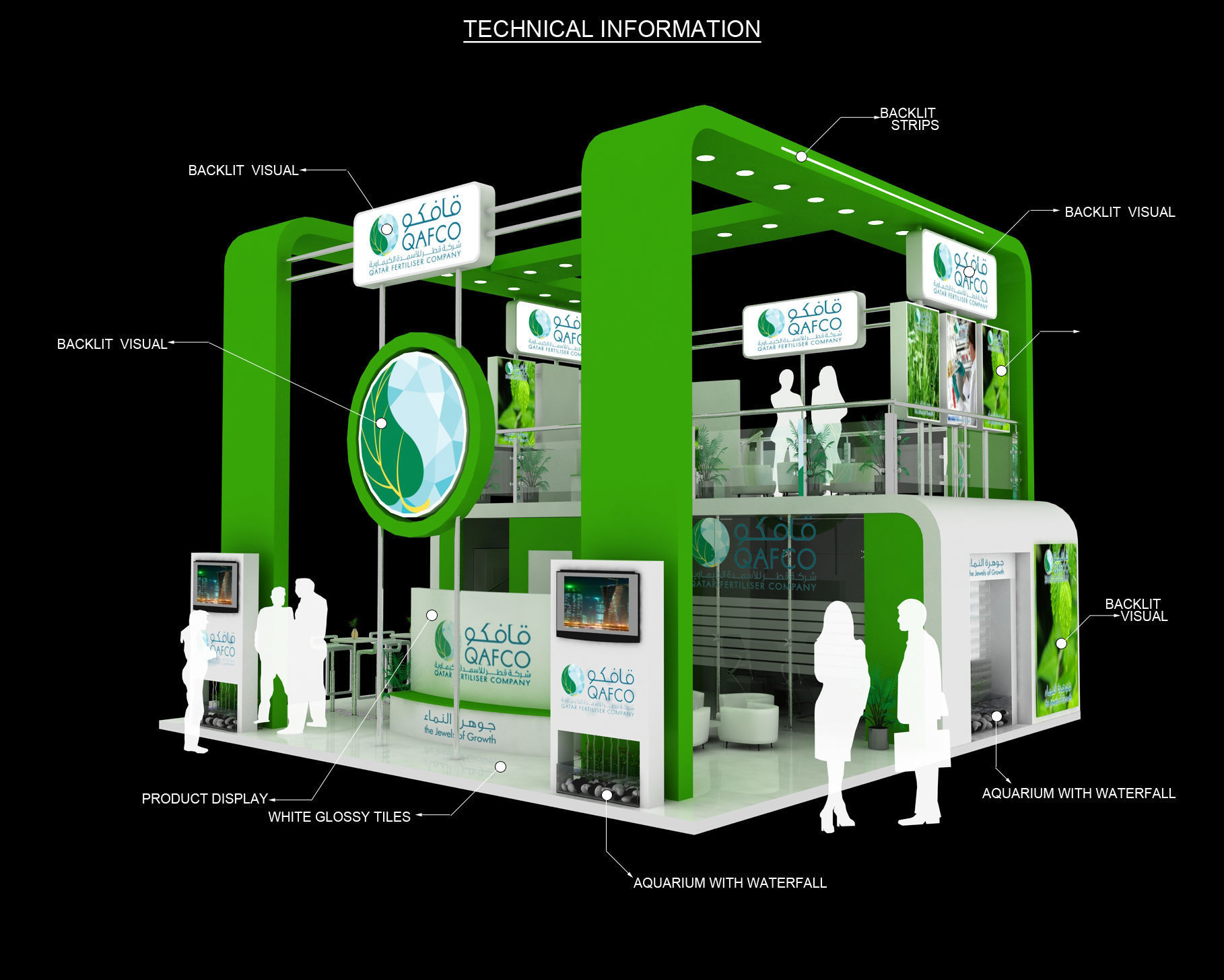 exhibition stand 3D model_3