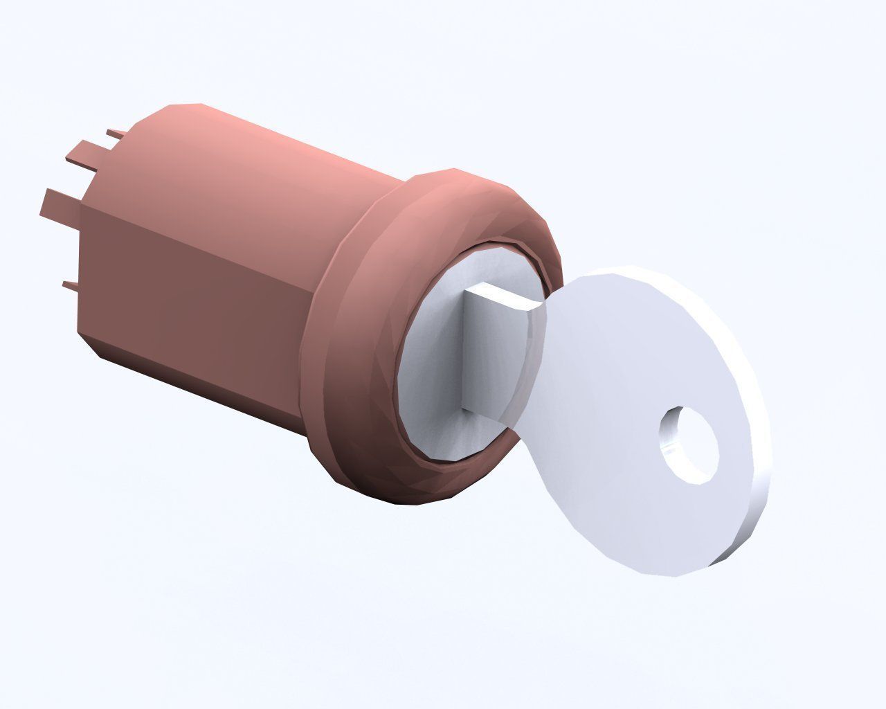 Key Switch Free 3D model_1