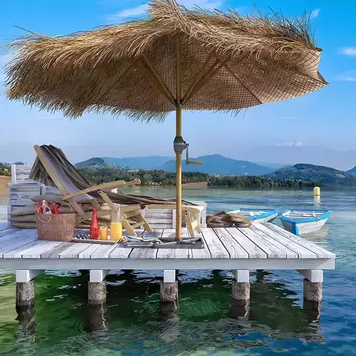 Au bord du lac 3D model