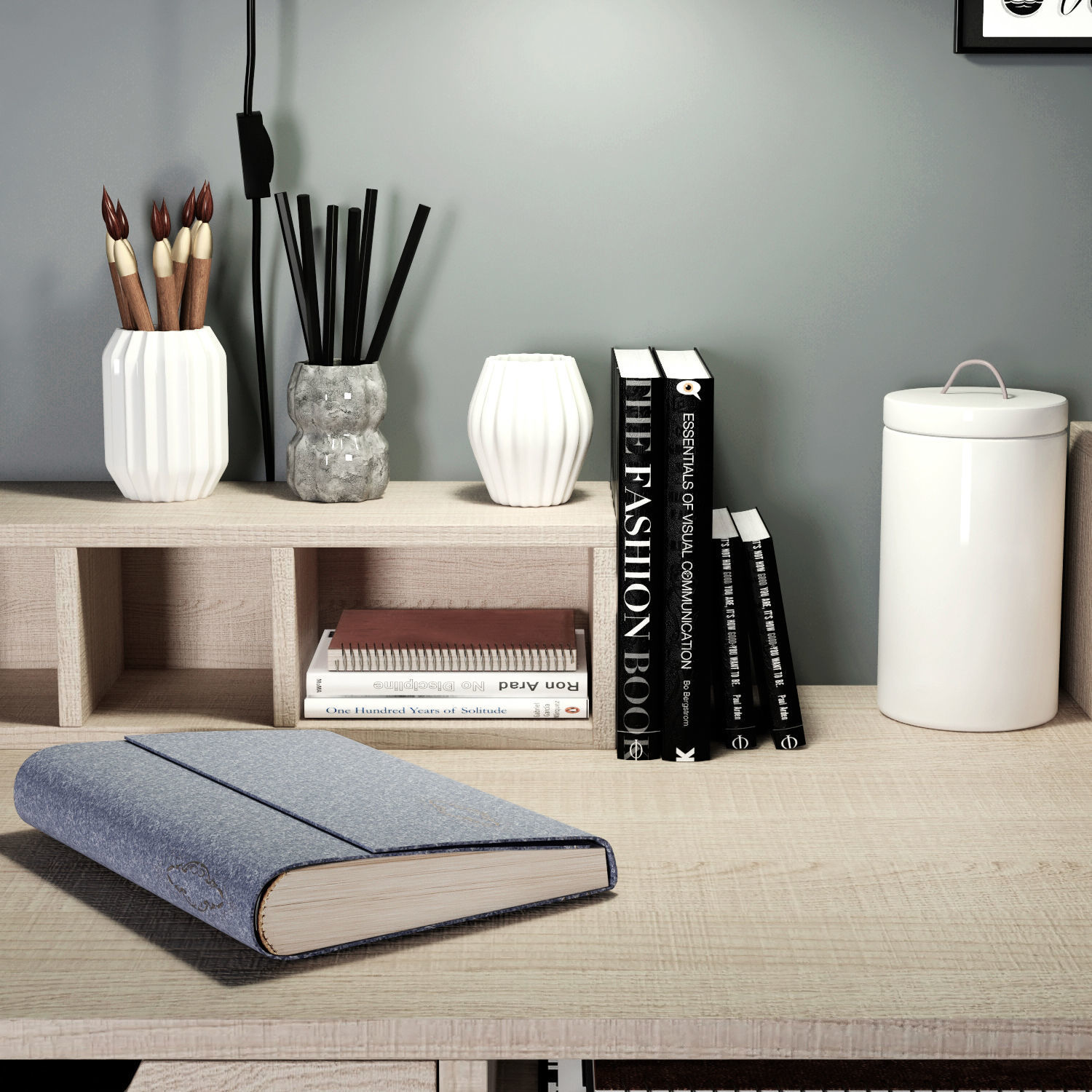 workplace loft 3D model_6