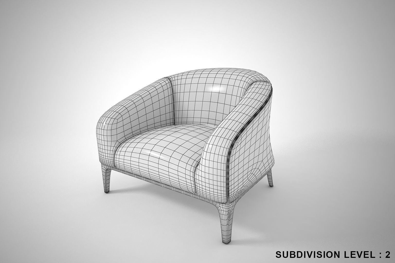 08 LOUNGE CHAIR 3D model_8