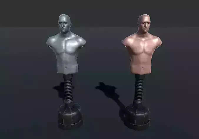  Punching Bag Low-poly 3D model