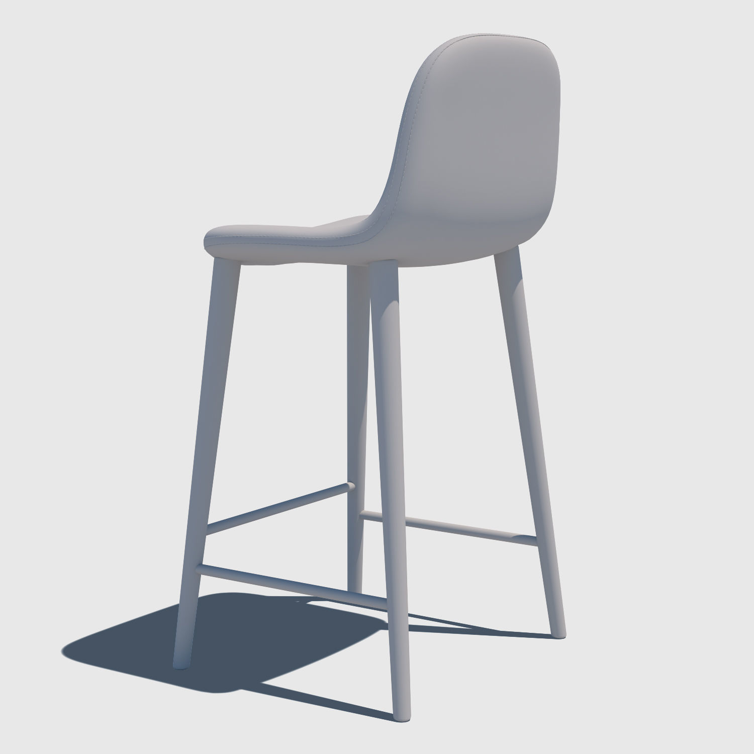 Bar Stool Chair 3D model_4