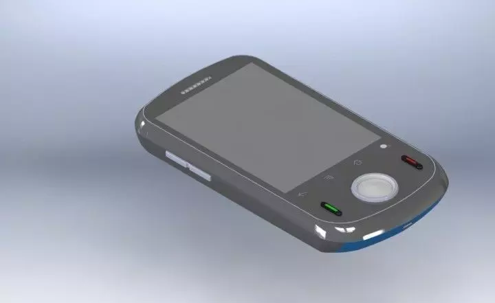 IDEOS Android Phone Free 3D model_0