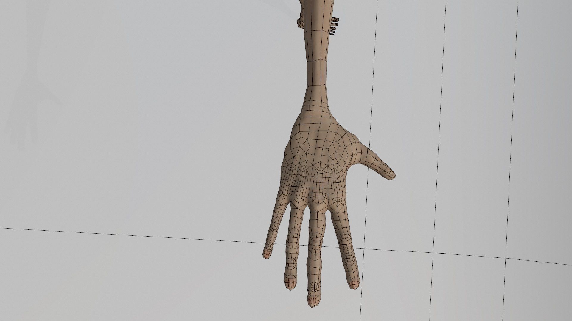 Experiment Oldman Low-poly 3D model_8