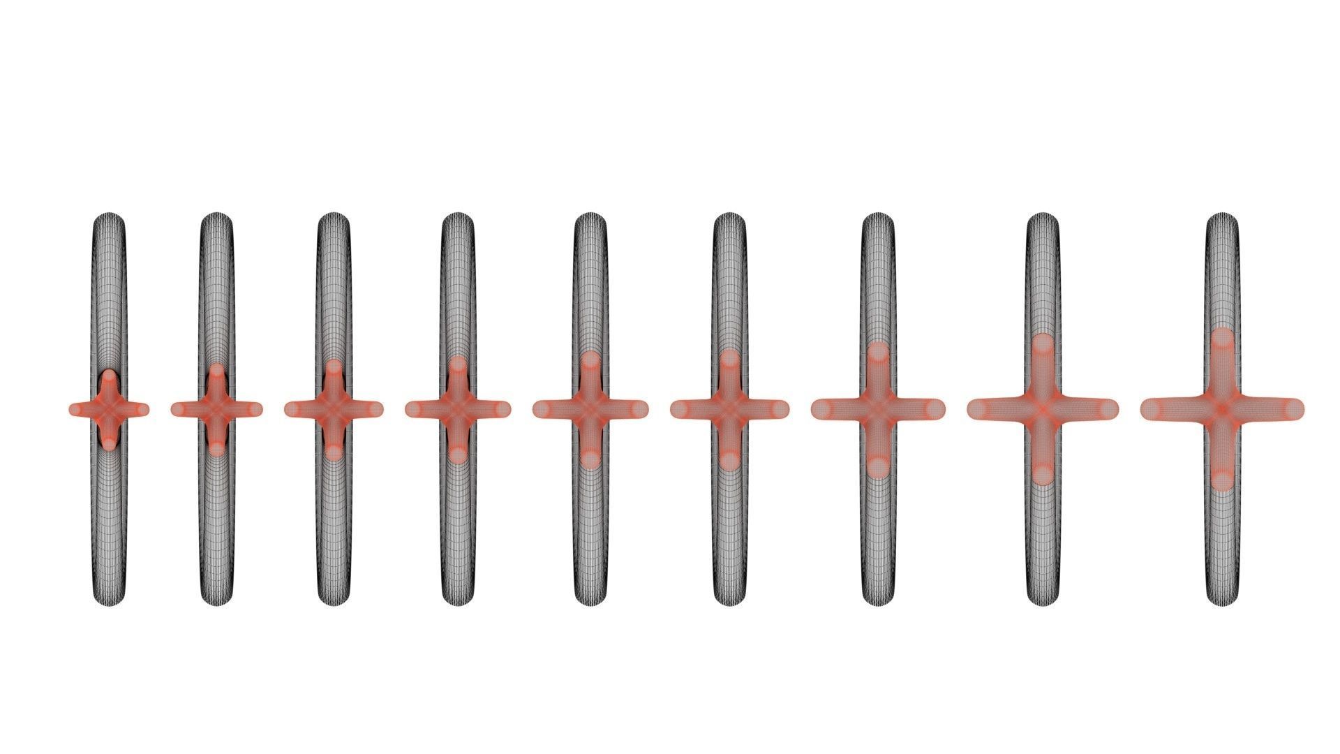 Set from Nine Solitaire Ring 3D print model_11