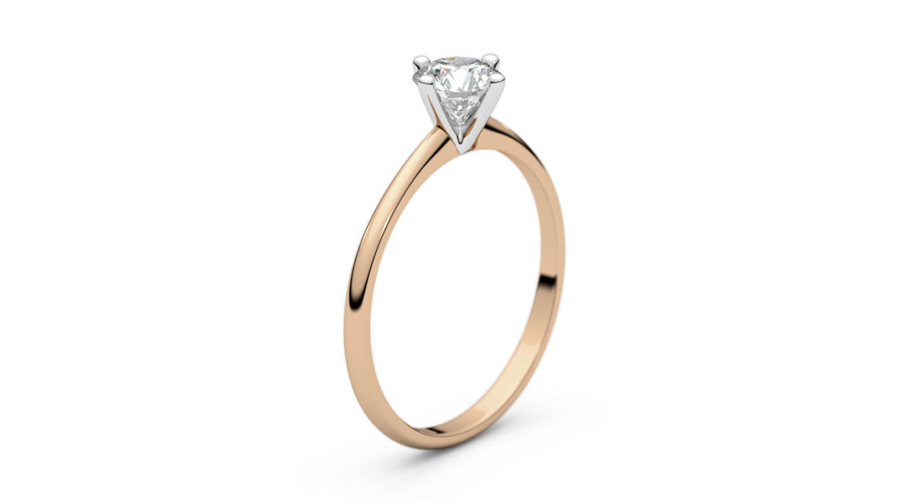 Set from Nine Solitaire Ring 3D print model_8