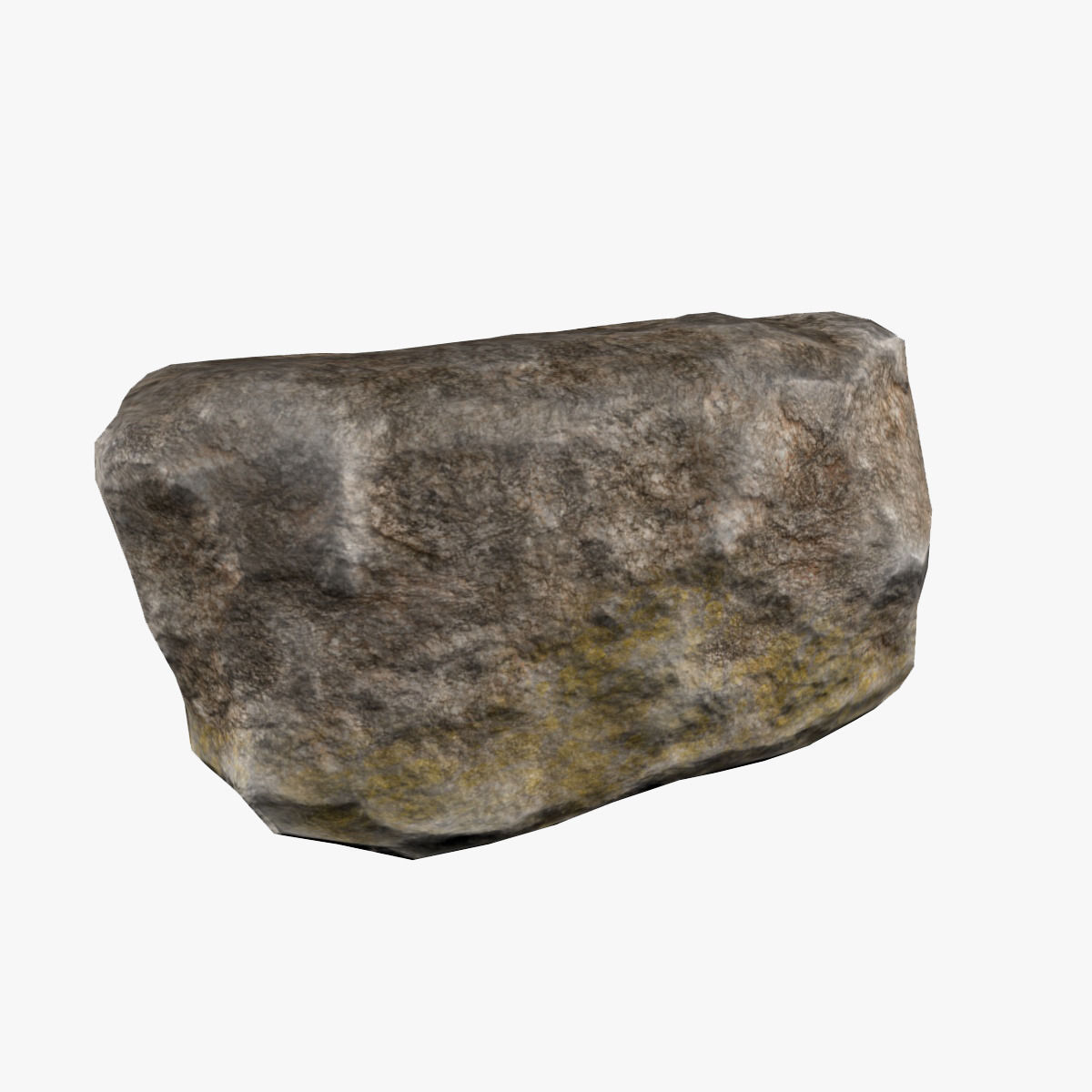 Natural Rock Free low-poly 3D model_1