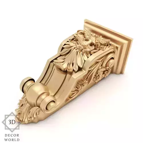 Corbel 2 ornate gold