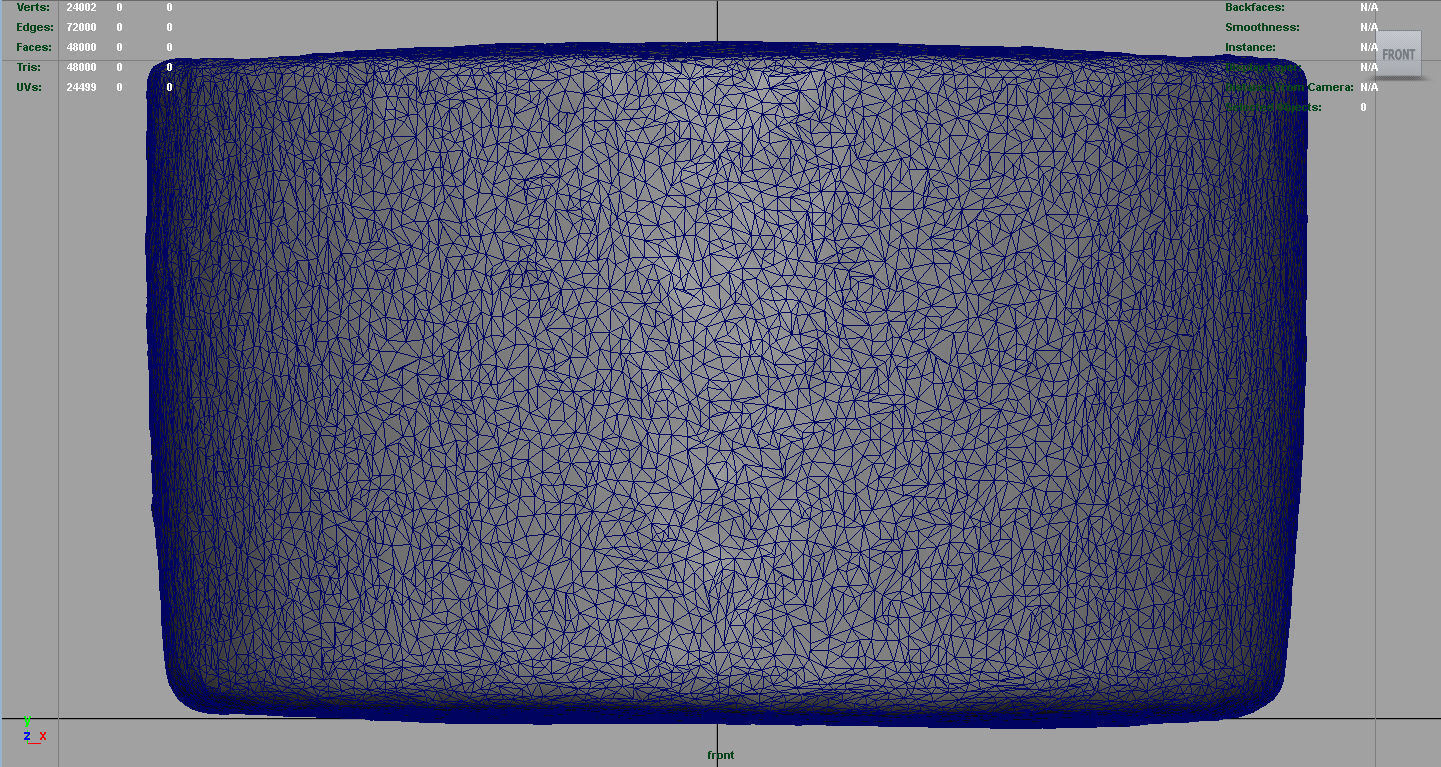 Goat Cheese Low-poly 3D model_9