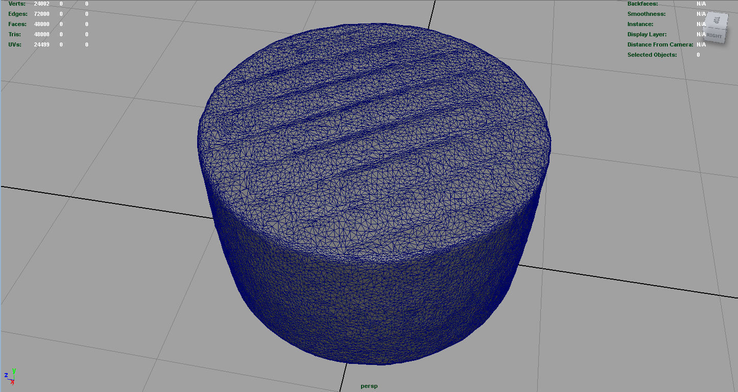 Goat Cheese Low-poly 3D model_4