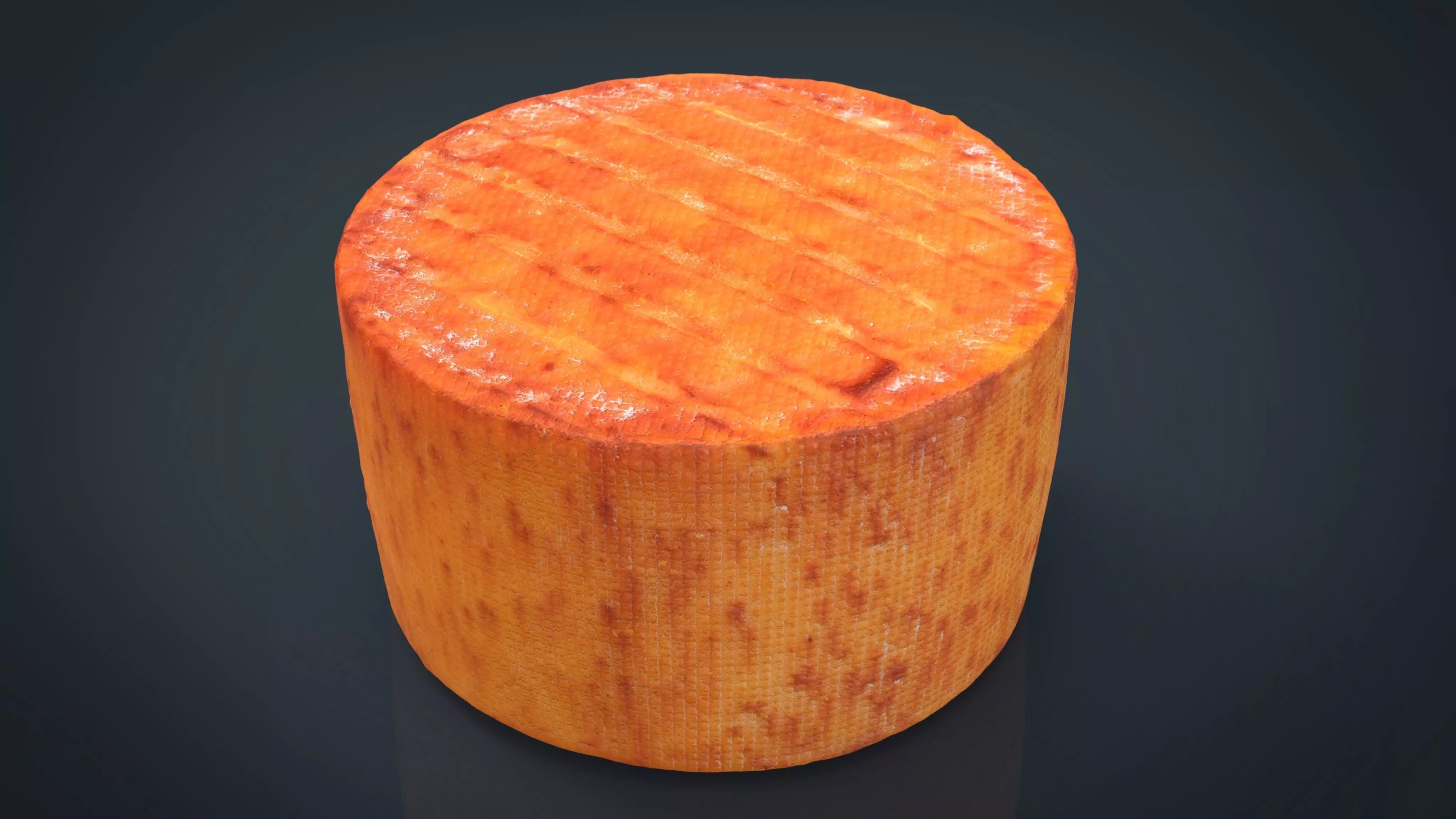 Goat Cheese Low-poly 3D model_0