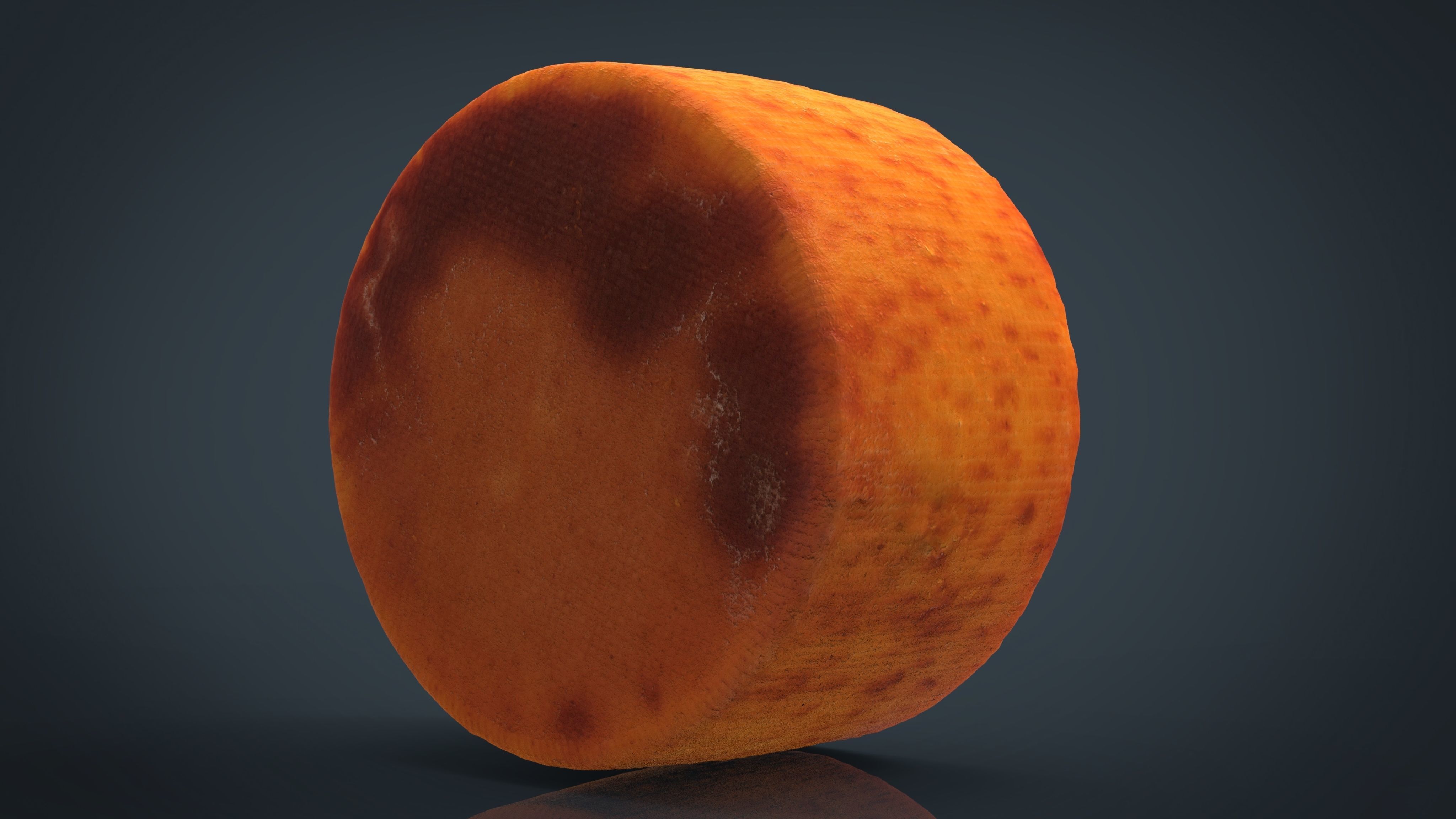 Goat Cheese Low-poly 3D model_13