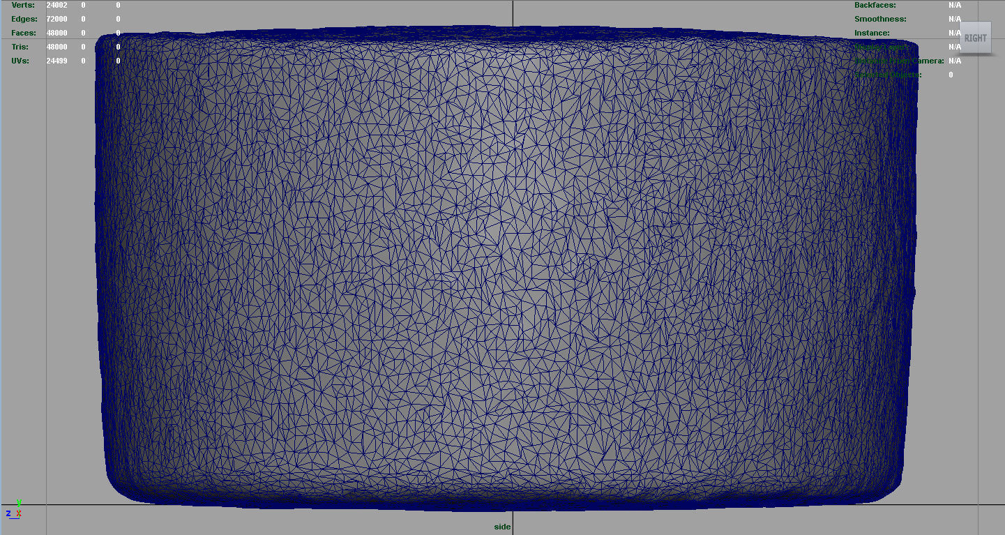 Goat Cheese Low-poly 3D model_11