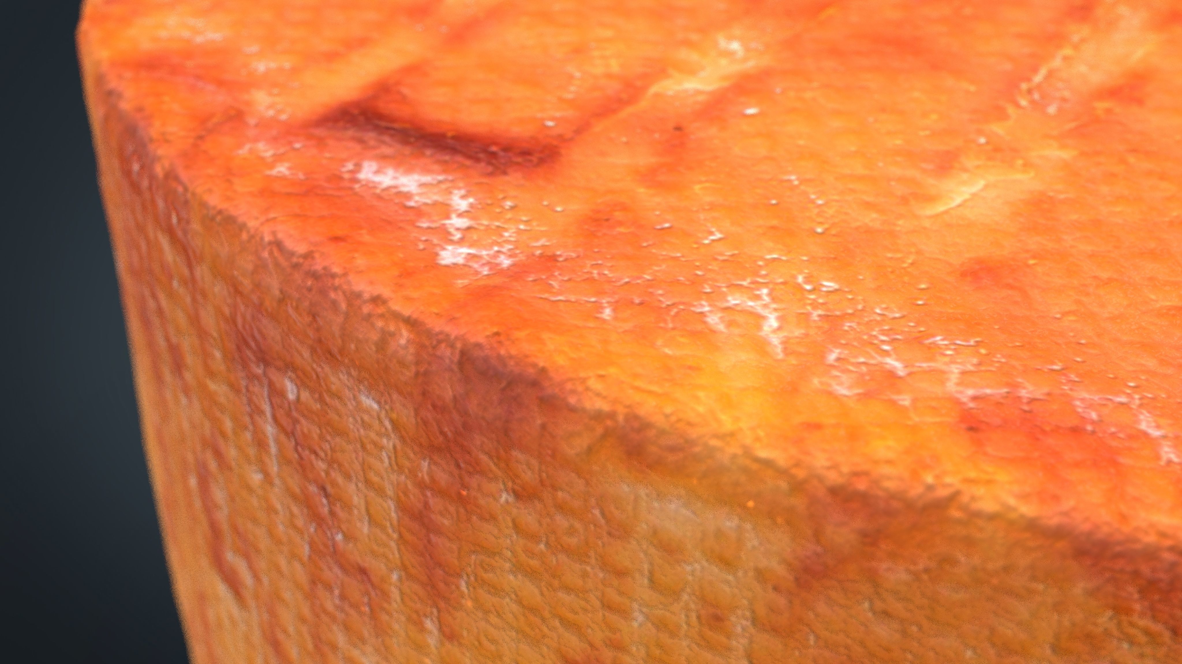 Goat Cheese Low-poly 3D model_12