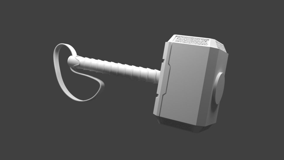 mjolnir 3D model_1