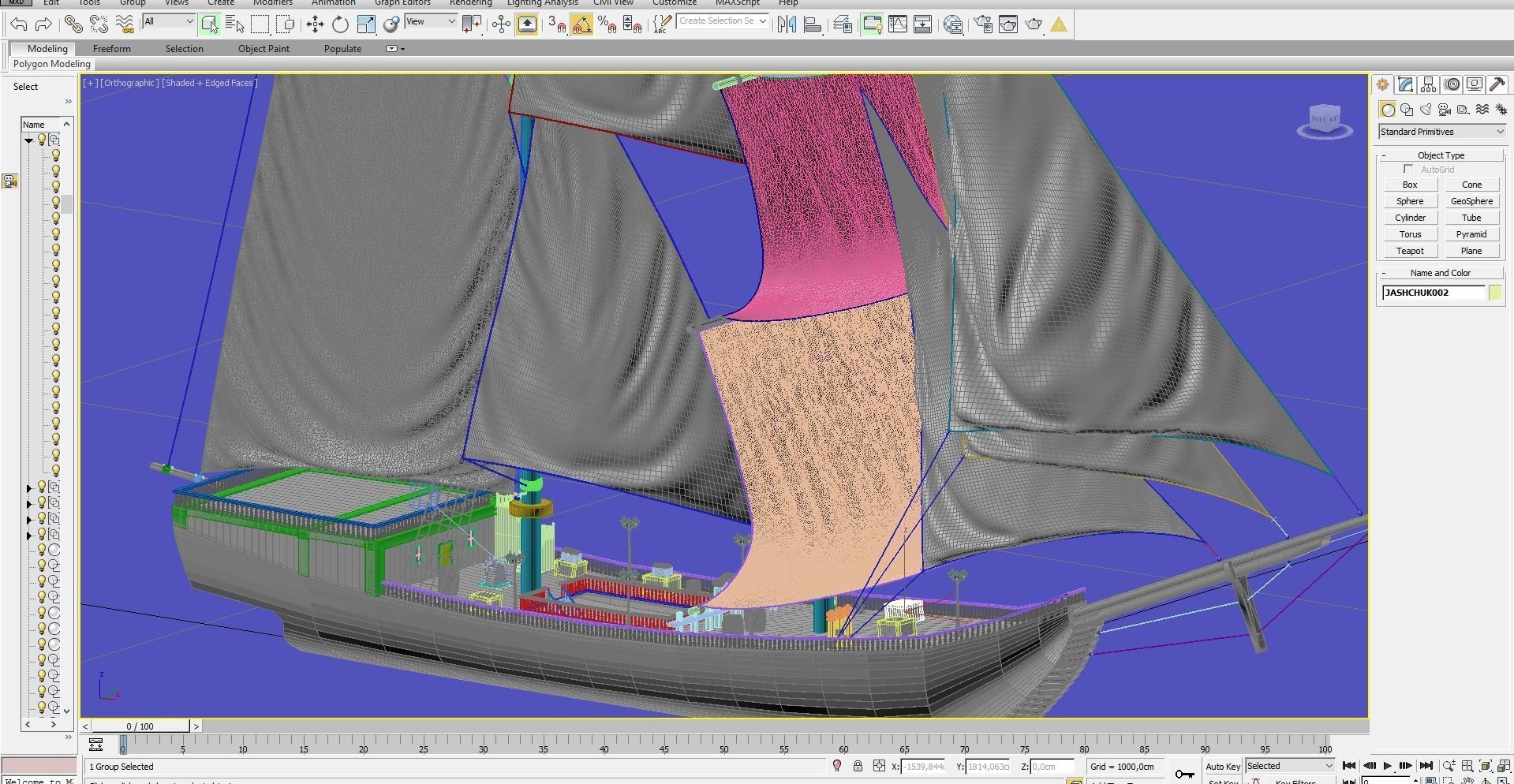 High detalization boat 3D model_14