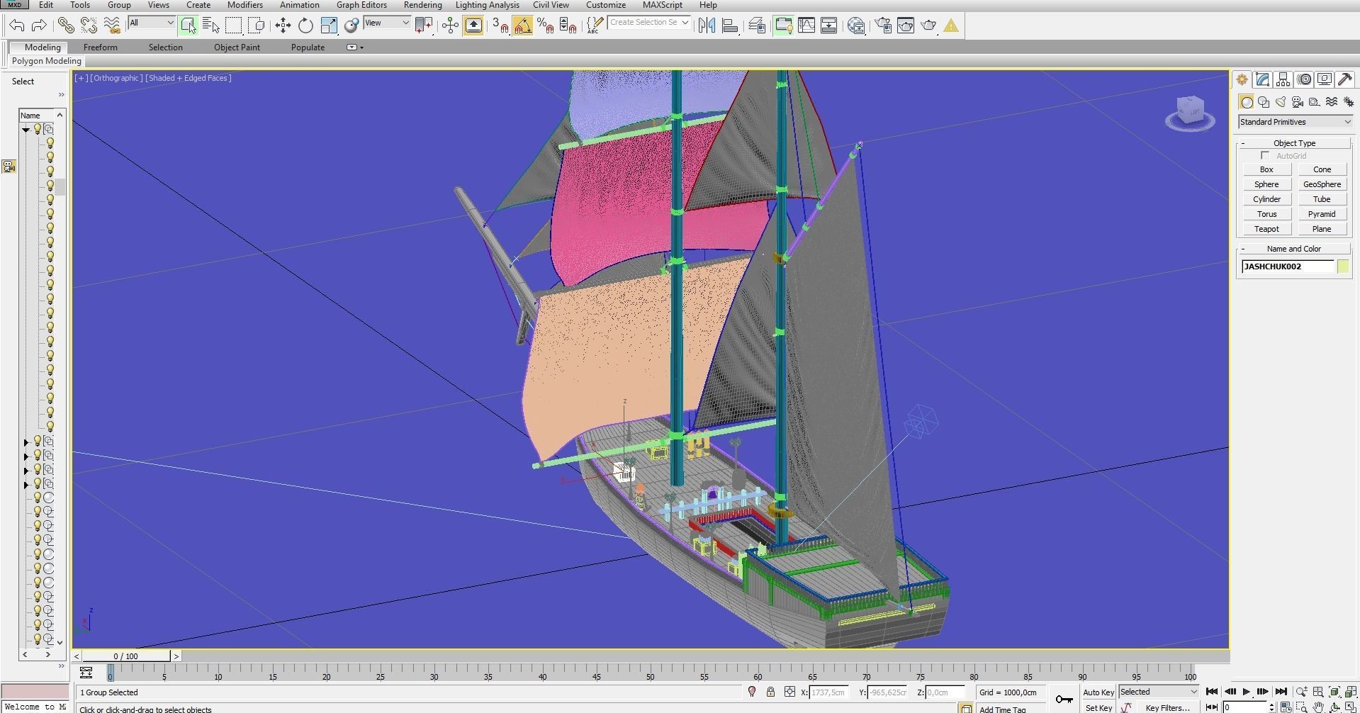 High detalization boat 3D model_17