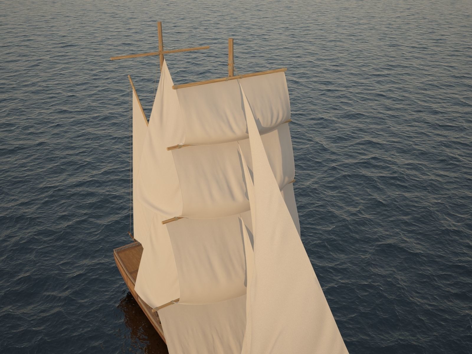 High detalization boat 3D model_11