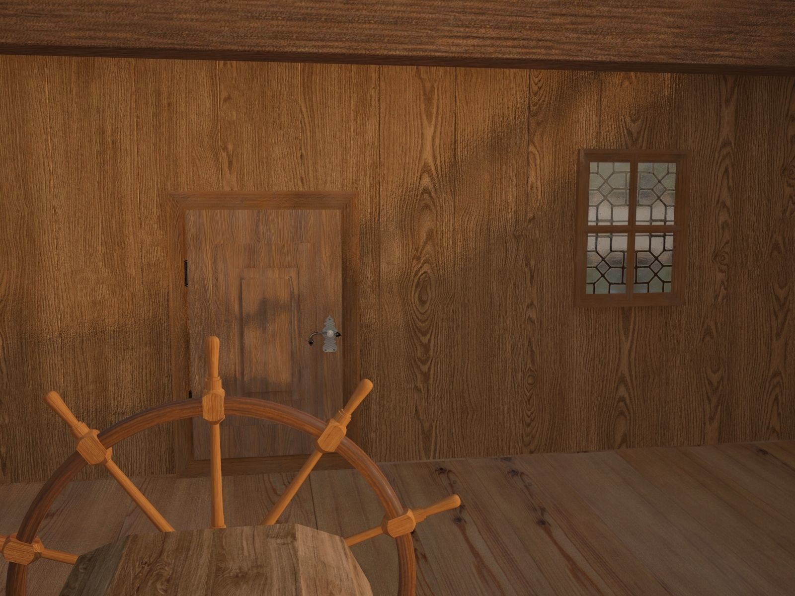 High detalization boat 3D model_7