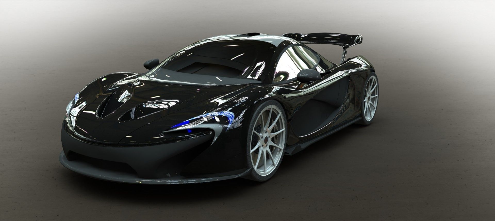 McLaren P1 free 3D Model