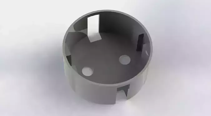 euro socket sample1 Free 3D model