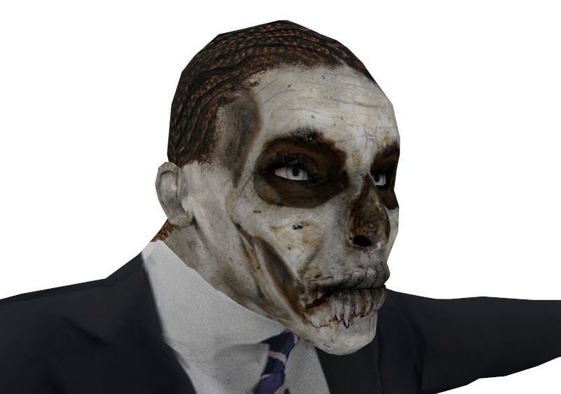 Zombie - ugly - Suit Rich GugRora Character FBX Unity Male Low-poly 3D model_3