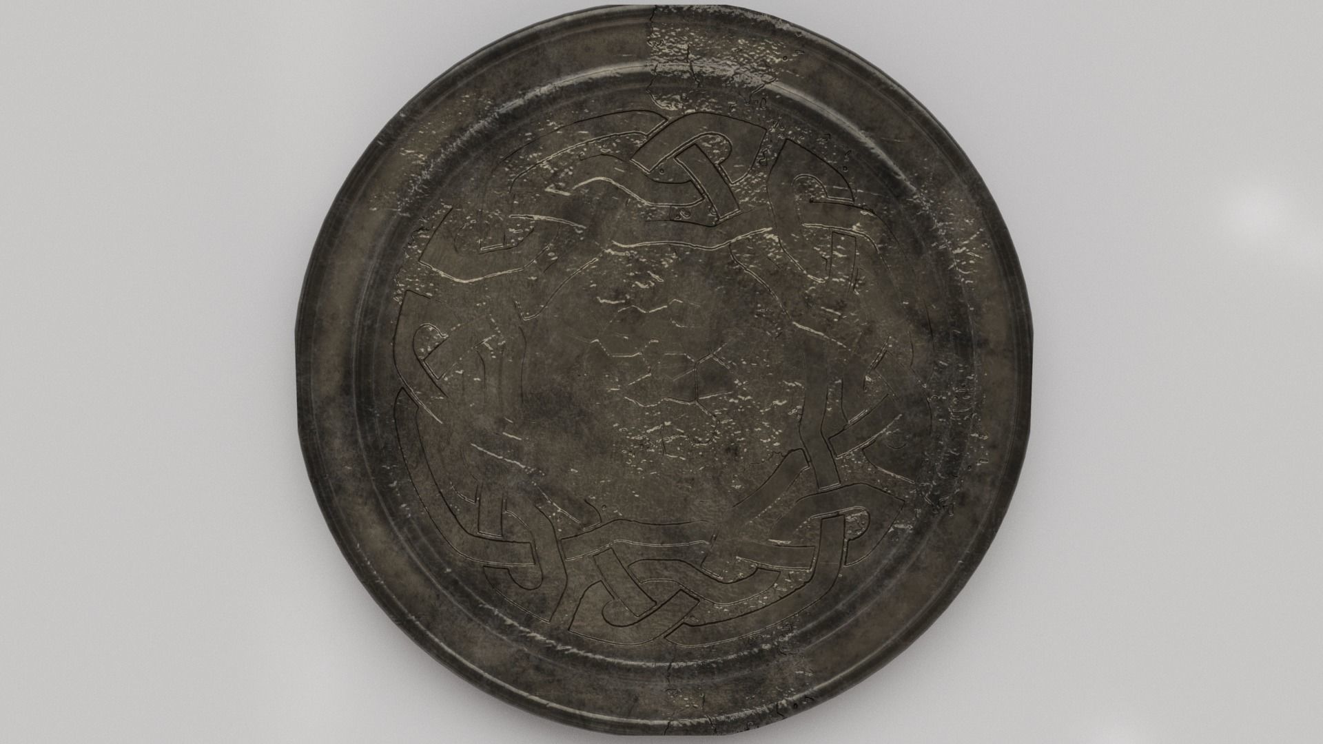 Old Coin - Artifact Low-poly 3D model_13