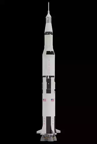 Saturn V Free 3D model